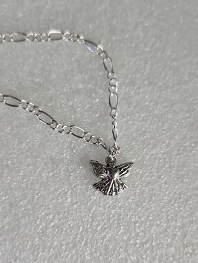 Hand Crafted Silver Angel Charm Bracelet / Anklet